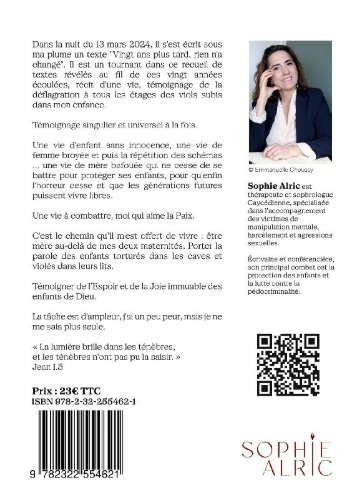 Buchcover und Innenansicht für das Buch: En Toi, ma liberté