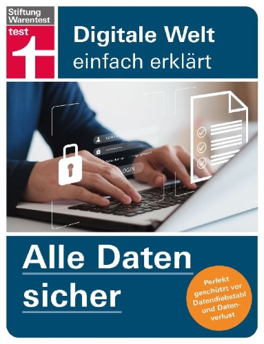 Buchcover und Innenansicht für das Buch: Alle Daten sicher