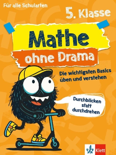 Buchcover und Innenansicht für das Buch: Mathe ohne Drama 5. Klasse