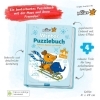 Buchcover und Innenansicht für das Buch: Trötsch Die Maus Winter-Puzzlebuch Puzzlebuch