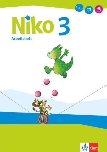 Buchcover und Innenansicht für das Buch: Niko Sprachbuch 3. Arbeitsheft Klasse 3