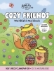 Buchcover und Innenansicht für das Buch: Cozy Friends: Wohlfühl-Malblock Cozy Coloring | Ausmalen und entspannen