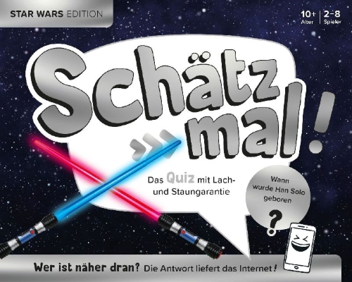Buchcover und Innenansicht für das Buch: Schätz mal! Star Wars Edition