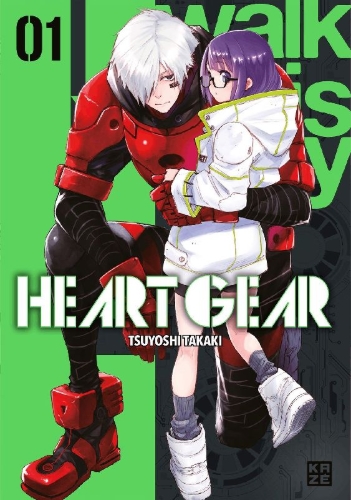 Buchcover und Innenansicht für das Buch: Heart Gear - Band 1