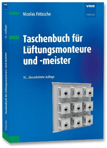 Buchcover und Innenansicht für das Buch: Taschenbuch für Lüftungsmonteure und -meister