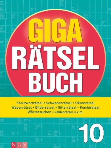 Buchcover und Innenansicht für das Buch: Giga-Rätselbuch 10