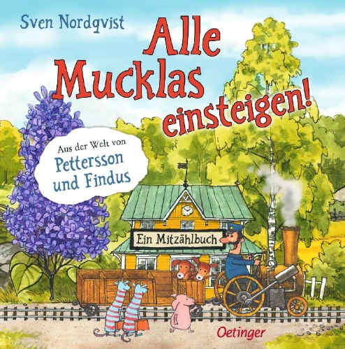 Buchcover und Innenansicht für das Buch: Alle Mucklas einsteigen!