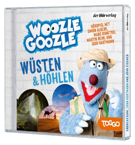 Buchcover und Innenansicht für das Buch: Woozle Goozle 03. Wüsten & Höhlen