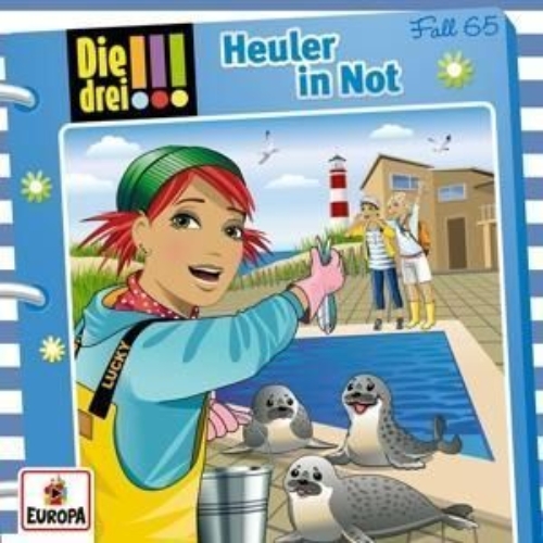 Buchcover und Innenansicht für das Buch: Die drei !!! 65: Heuler in Not