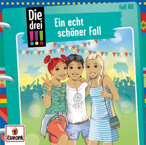 Buchcover und Innenansicht für das Buch: Die drei !!! 80: Ein echt schöner Fall