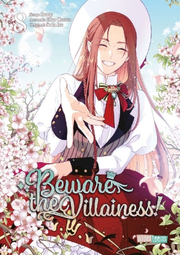 Buchcover und Innenansicht für das Buch: Beware the Villainess! 08
