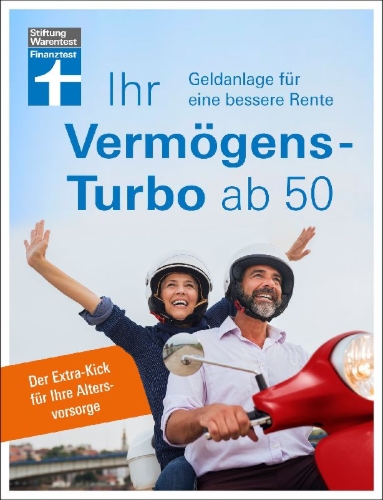 Buchcover und Innenansicht für das Buch: Ihr Vermögens-Turbo ab 50