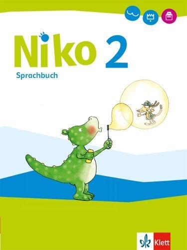 Buchcover und Innenansicht für das Buch: Niko Sprachbuch 2. Schülerbuch mit Grammatik-Einleger Klasse 2