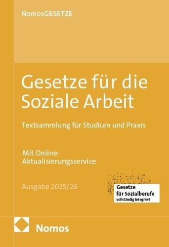 Buchcover und Innenansicht für das Buch: Gesetze für die Soziale Arbeit