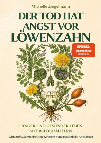 Buchcover und Innenansicht für das Buch: Der Tod hat Angst vor Löwenzahn