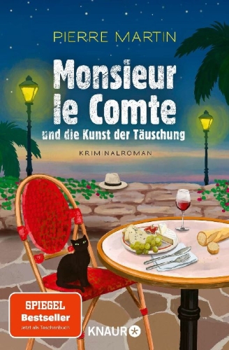 Buchcover und Innenansicht für das Buch: Monsieur le Comte und die Kunst der Täuschung