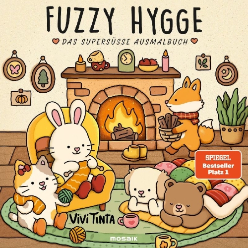 Buchcover und Innenansicht für das Buch: Fuzzy Hygge