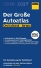 Buchcover und Innenansicht für das Buch: ADAC Der Große Autoatlas 2026/2027 Deutschland und seine Nachbarregionen 1:300.000