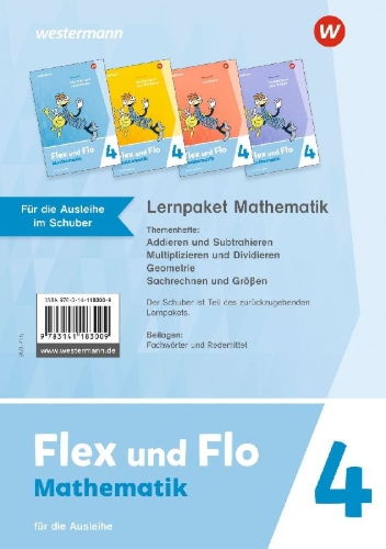 Buchcover und Innenansicht für das Buch: Flex und Flo 4. Themenhefte Paket: Für die Ausleihe. Für Rheinland-Pfalz