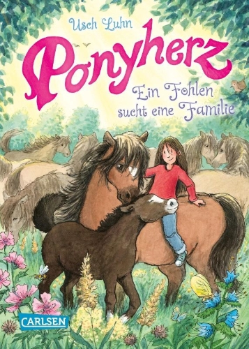 Buchcover und Innenansicht für das Buch: Ponyherz 24: Ein Fohlen sucht eine Familie