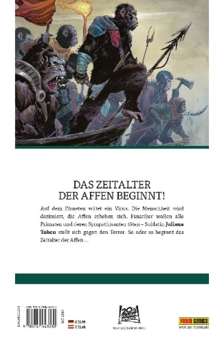 Buchcover und Innenansicht für das Buch: Planet of the Apes (2023) #1-#5