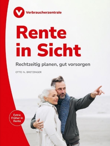 Buchcover und Innenansicht für das Buch: Rente in Sicht