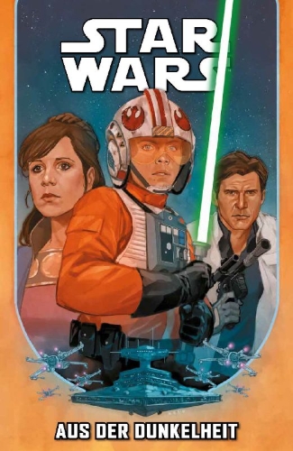 Buchcover und Innenansicht für das Buch: Star Wars Comics: Aus der Dunkelheit