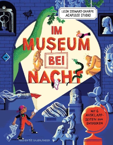 Buchcover und Innenansicht für das Buch: LOCKED IN THE MUSEUM