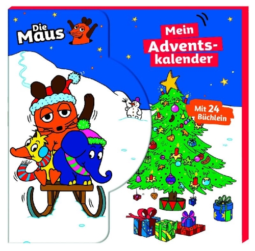 Buchcover und Innenansicht für das Buch: Die Maus Mein Adventskalender