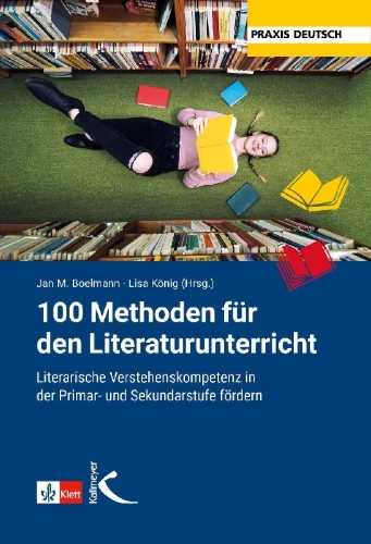 Buchcover und Innenansicht für das Buch: 100 Methoden für den Literaturunterricht