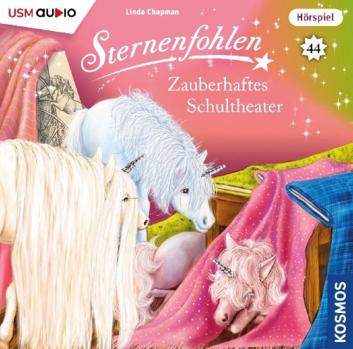 Buchcover und Innenansicht für das Buch: Sternenfohlen (Folge 44): Zauberhaftes Schultheater