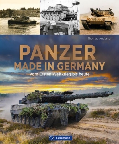 Buchcover und Innenansicht für das Buch: Panzer made in Germany