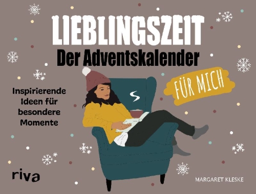 Buchcover und Innenansicht für das Buch: Lieblingszeit - Der Adventskalender für mich