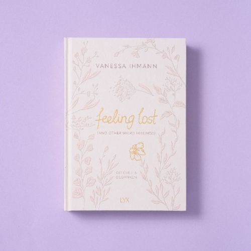 Buchcover und Innenansicht für das Buch: feeling lost (and other weird feelings)