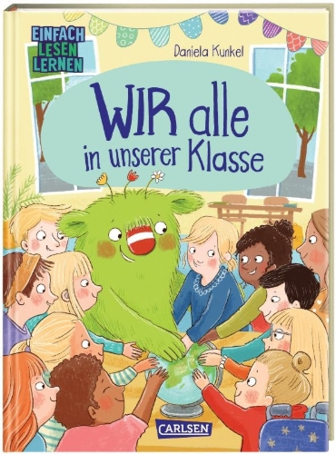 Buchcover und Innenansicht für das Buch: WIR alle in unserer Klasse