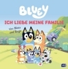 Buchcover und Innenansicht für das Buch: Bluey - I love my family