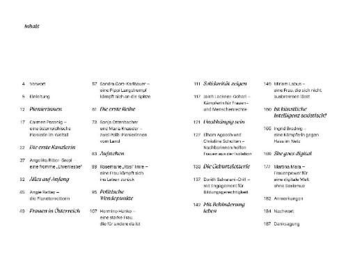 Buchcover und Innenansicht für das Buch: Land der Töchter zukunftsreich