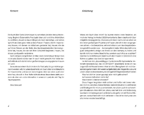 Buchcover und Innenansicht für das Buch: Land der Töchter zukunftsreich
