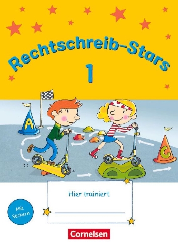 Buchcover und Innenansicht für das Buch: Rechtschreib-Stars 1. Schuljahr - Übungsheft