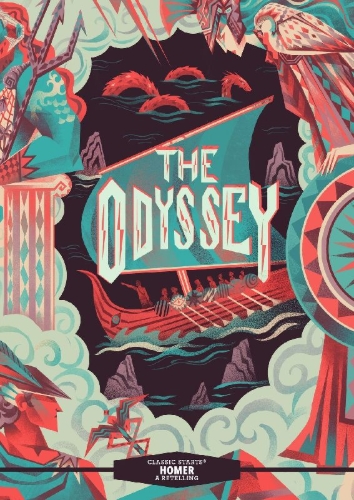 Buchcover und Innenansicht für das Buch: Classic Starts®: The Odyssey
