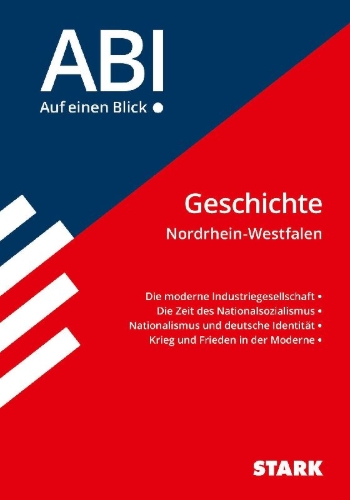 Buchcover und Innenansicht für das Buch: STARK Abi - auf einen Blick! Geschichte NRW ab 2022