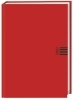 Buchcover und Innenansicht für das Buch: Tages-Cheftimer A5, rot 2027