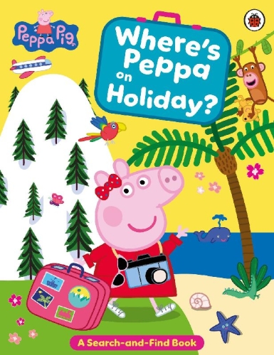Buchcover und Innenansicht für das Buch: Peppa Pig: Where's Peppa on Holiday?