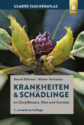 Buchcover und Innenansicht für das Buch: Krankheiten & Schädlinge an Zierpflanzen, Obst und Gemüse