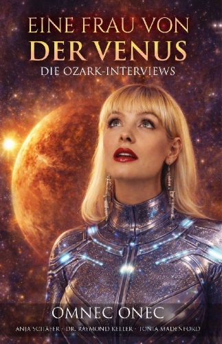 Buchcover und Innenansicht für das Buch: Eine Frau von der Venus