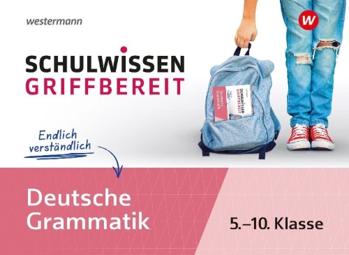 Buchcover und Innenansicht für das Buch: Schulwissen griffbereit. Deutsche Grammatik