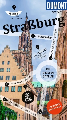 Buchcover und Innenansicht für das Buch: DUMONT direkt Reiseführer Straßburg