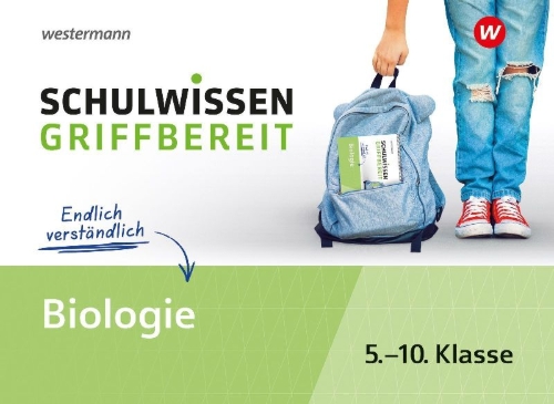 Buchcover und Innenansicht für das Buch: Schulwissen griffbereit. Biologie