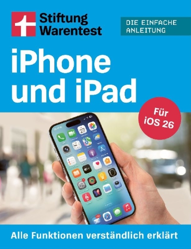 Buchcover und Innenansicht für das Buch: iPhone und iPad