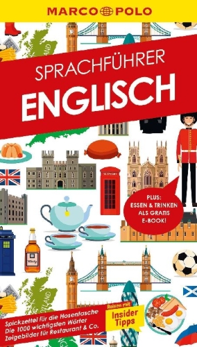 Buchcover und Innenansicht für das Buch: MARCO POLO Sprachführer Englisch